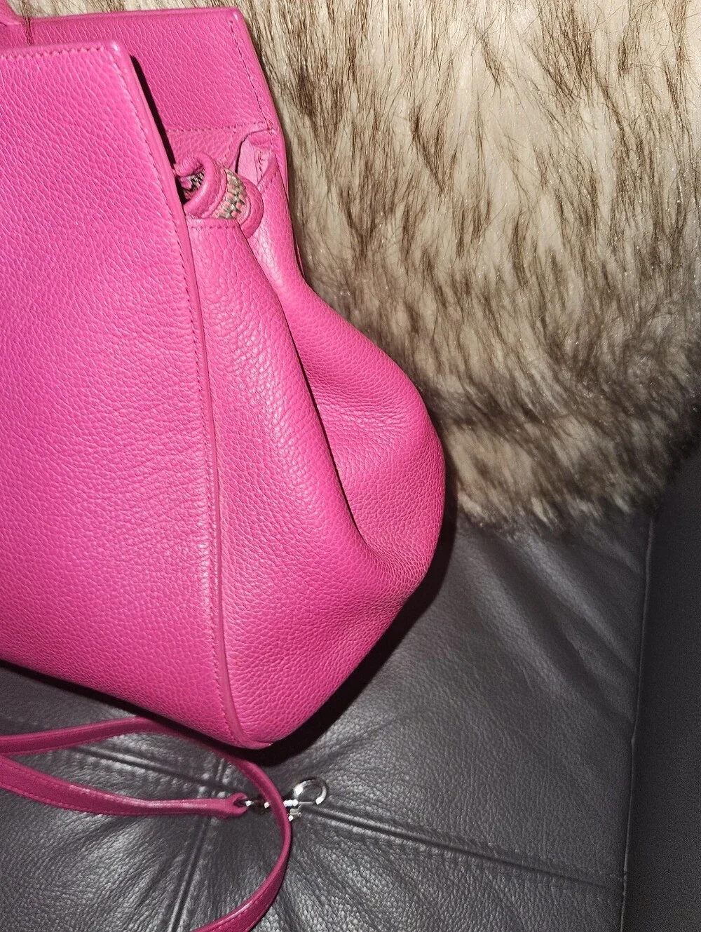 Yves Saint Laurent Two Way Satchel W/ COA
